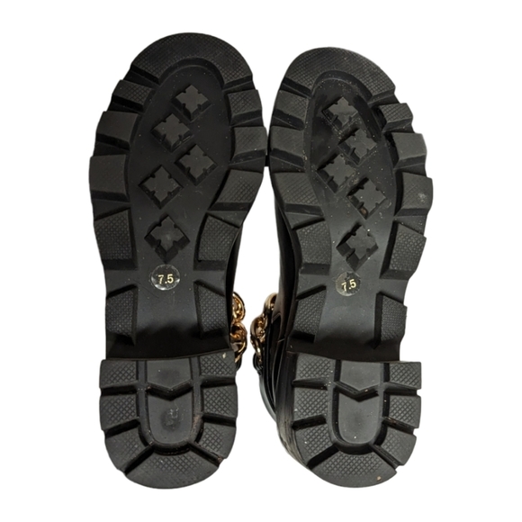 STEVE Madden Amulet-C Black Chain Chelsea Boots Size 7.5 - Picture 10 of 14